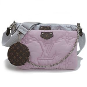 Louis Vuitton Pochette Accessories Pouch Silver Pearl Pink